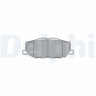 LP3637 Klocki ham. JIMNY CLOSED OFF-ROAD VEHICLE (A6G) DELPHI підбір по vin на Brocar