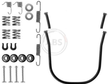 0634Q Монтажний набір гальмівних колодок A.B.S. підбір по vin на Brocar
