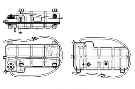 454046 ZBIORNICZEK WYRÓWNAWCZY IVECO DAILY III 02- NRF підбір по vin на Brocar