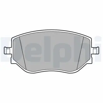 LP3644 Гальмівні колодки, дискові DELPHI підбір по vin на Brocar
