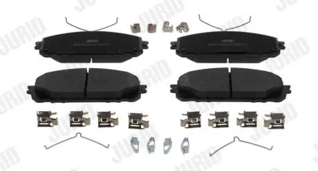 573703J Колодки тормозные (передние) Jeep Cherokee 13- (Advics) Q+ JURID подбор по vin на Brocar