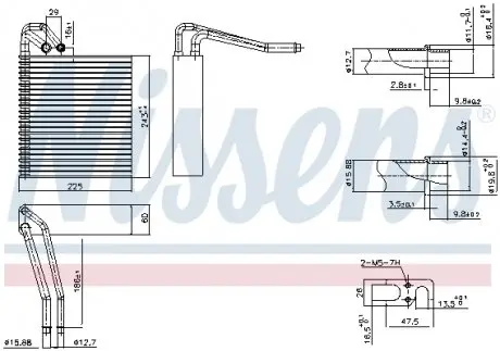 92331 PAROWNIK KLIMATYZACJI MERCEDES NISSENS підбір по vin на Brocar
