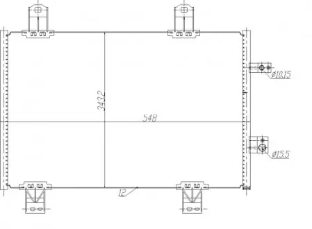 350480 CHŁODNICA KLIMY MAZDA CX-3 15- NRF підбір по vin на Brocar