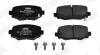 573693J Торм. колодки задн. 500X 2.0 D Multijet 14-18,JEEP RENEGADE SUV 2.0 CRD JURID підбір по vin на Brocar