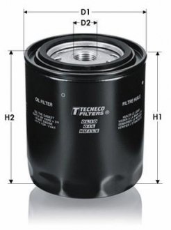 OL41 Фільтр масляний Nissan Almera/Primera/X-Trial 2.2 DI/dCi 04/03- TECNECO підбір по vin на Brocar
