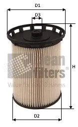 MG3633 Фильтр топливный Audi Q7/Q8 3.0 TDI 15- CLEAN FILTERS подбор по vin на Brocar