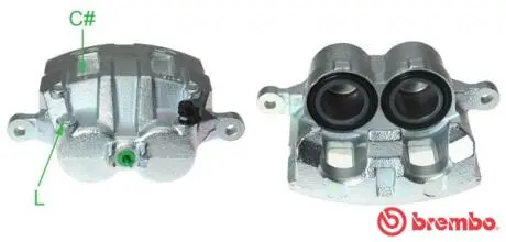 F30146 Тормозной суппорт BREMBO подбор по vin на Brocar