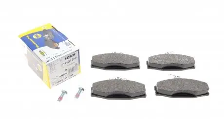 181317700 Колодки тормозные (передние) VW Caddy 96-00/Skoda Felicia 94-01/Favorit 90-97 ICER подбор по vin на Brocar