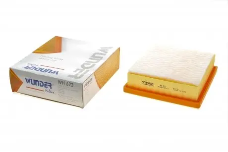 WH673 Фильтр воздушный Fiat 500X/Jeep Compass/Renegade 1.3D-2.0D 14- WUNDER FILTER підбір по vin на Brocar