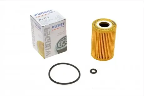WY713 Фильтр масляный MB (W168) (бензин) WUNDER FILTER подбор по vin на Brocar