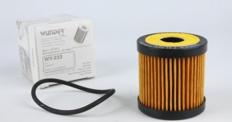 WY222 Фильтр масляный Smart 0.6-0.7i/0.8CDi WUNDER FILTER підбір по vin на Brocar