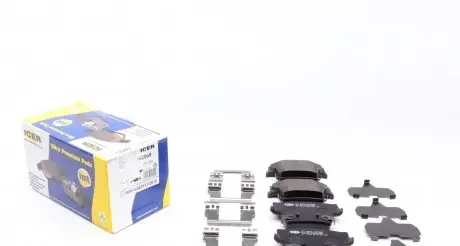 182069 Колодки гальмівні (задні) Chrysler 300C 04-/Dodge Challenger 08-/Charger 11-/Lancia Thema 11-14 ICER підбір по vin на Brocar