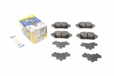 182376 Колодки гальмівні (задні) Toyota Rav4 18-/Corolla XII/Highlander 19-/Suzuki Across 20-/Lexus UX 18- ICER підбір по vin на Brocar