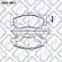 Q0930821 КОЛОДКИ ГАЛЬМІВ ПЕРЕДН MITSUBISHI LANCER IX GALANT Q-FIX підбір по vin на Brocar