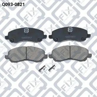 Q0930821 КОЛОДКИ ГАЛЬМІВ ПЕРЕДН MITSUBISHI LANCER IX GALANT Q-FIX підбір по vin на Brocar