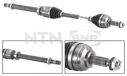 DK55051 Póło kpl. CLIO 8-kul przód/prawa 931mm SNR NTN підбір по vin на Brocar