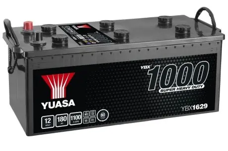 YBX1629 Аккумулятор Yuasa 12V 180Ah 1050A (513x223x223) Cargo Super Heavy Duty Battery YUASA підбір по vin на Brocar