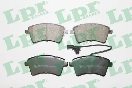 05P1800 Гальмівні колодки, дискове гальмо (набір) LPR підбір по vin на Brocar