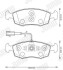 573367J Тормозн.колодки передн.500,Punto 09- JURID підбір по vin на Brocar