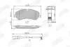 573690J Колодки тормозные (передние) Ford Transit 2.0-2.2 12- JURID підбір по vin на Brocar