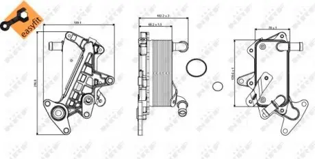 31357 Теплообмінник NRF підбір по vin на Brocar