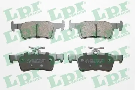 05P1929 Комплект гальмівних колодок LPR підбір по vin на Brocar