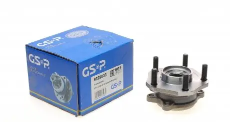 9329033 Підшипник маточини (передньої) Nissan Qashqai/X-Trail 1.2-2.5 dCi/DIG-T 13- (+ABS) GSP підбір по vin на Brocar
