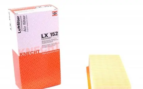 LX152 Фільтр повітряний Fiat Panda/Tipo/Uno 86- MAHLE / KNECHT підбір по vin на Brocar