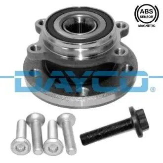 KWD1001 Подшипник с ступицой и креплением(4болт) Golf V 03-,Passat,SkodaOctavia DAYCO подбор по vin на Brocar