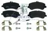 0235498 KLOCKI HAMULC. MERCEDES TRUCKTEC підбір по vin на Brocar
