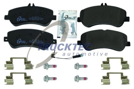 0235498 KLOCKI HAMULC. MERCEDES TRUCKTEC підбір по vin на Brocar