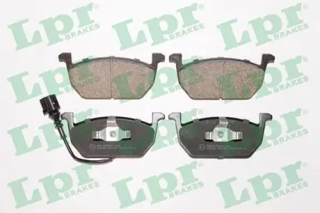 05P1836 Комплект тормозных колодок, дисковый тормоз 05P1836 LPR LPR подбор по vin на Brocar