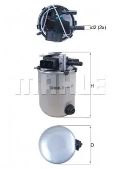 KL909 Фильтр топлива MAHLE / KNECHT підбір по vin на Brocar