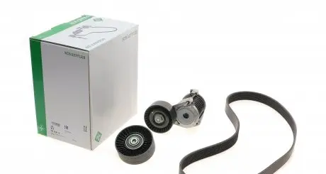 529004910 Комплект ременя генератора BMW 3 (E90/E91/E92/E93) 06-13 (7PK1103) N43B16/B20 INA підбір по vin на Brocar