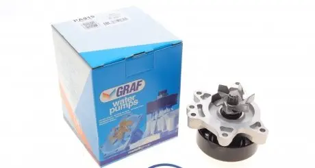 PA919 Помпа води Toyota Avensis/Corolla/Matrix 1.4-1.8/VVT-i/1.4-1.6 16V/1.8 4WD 00-14 (R/B) (6 лоп) GRAF підбір по vin на Brocar