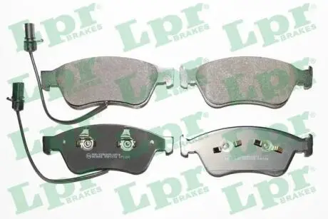 05P1772 Комплект гальмівних колодок LPR підбір по vin на Brocar