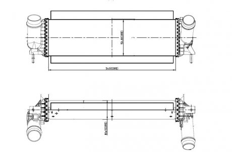 309061 INTERCOOLER NISSAN NRF підбір по vin на Brocar