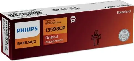 13598CP Автолампа 1.2W PHILIPS підбір по vin на Brocar