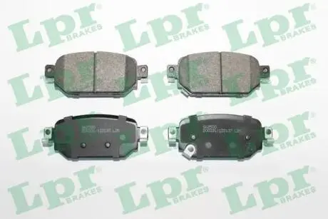 05P2137 Комплект гальмівних колодок з 4 шт. дисків LPR підбір по vin на Brocar