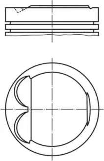 6077700 Поршень MAHLE / KNECHT подбор по vin на Brocar