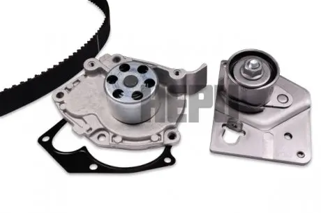 PK09570S Комплект ГРМ + помпа Nissan Primera 1.9dCi 02-/Renault Scenic/Megane 1.9dCi 03-(133x26)(помпа P957S) HEPU підбір по vin на Brocar