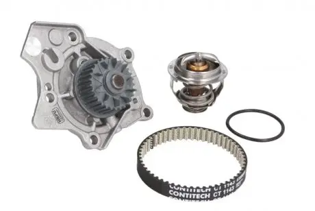 PK06590TH Помпа води Audi A3-A8/Skoda/Seat/VW 1.8-2.0FSI/TFSI 04- (+ ремінь/+ термостат) HEPU підбір по vin на Brocar