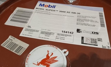 154142 Масло 5W30 Super 3000 XE (60L) (GM Dexos 2-SF/MB 229.51/229.52/229.31/VW 505 00/505 01/M2C917) MOBIL підбір по vin на Brocar