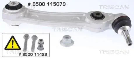 8500115079 Рычаг подвески передний Прав нижн с задней части BMW 5 (G30, F90), 5 (G31) 1.6-3.0H 09.16- TRISCAN подбор по vin на Brocar