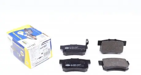181187 Колодки тормозные (задние) Honda Accord IV-VII 90-08/Civic VI-VIII 97-/CR-V II 01-07/FR-V 04- ICER подбор по vin на Brocar