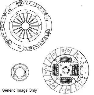 CK9876 Комплект зчеплення Toyota Avensis/Rav 4 II 2.0 00-09 (235mm) NATIONAL підбір по vin на Brocar