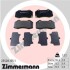 255281351 Передние Mazda MX-5 1.5-2.0 15-, Fiat 124 Spider 1.4 16- ZIMMERMANN підбір по vin на Brocar