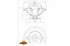 725114 Термостат Ford Transit 2.5 DI/ Renaul Trafic 2.1 D -97 NRF підбір по vin на Brocar
