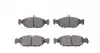 KBP1005 Колодки тормозные (передние) Daewoo Lanos 97- (140.2x56/141.5x47) KAVO підбір по vin на Brocar