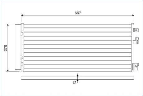 822574 CHŁODNICA KLIMATYZACJI OPEL VALEO підбір по vin на Brocar